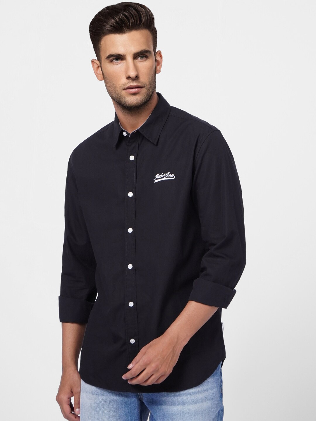 

Jack & Jones Men Casual Shirt, Black