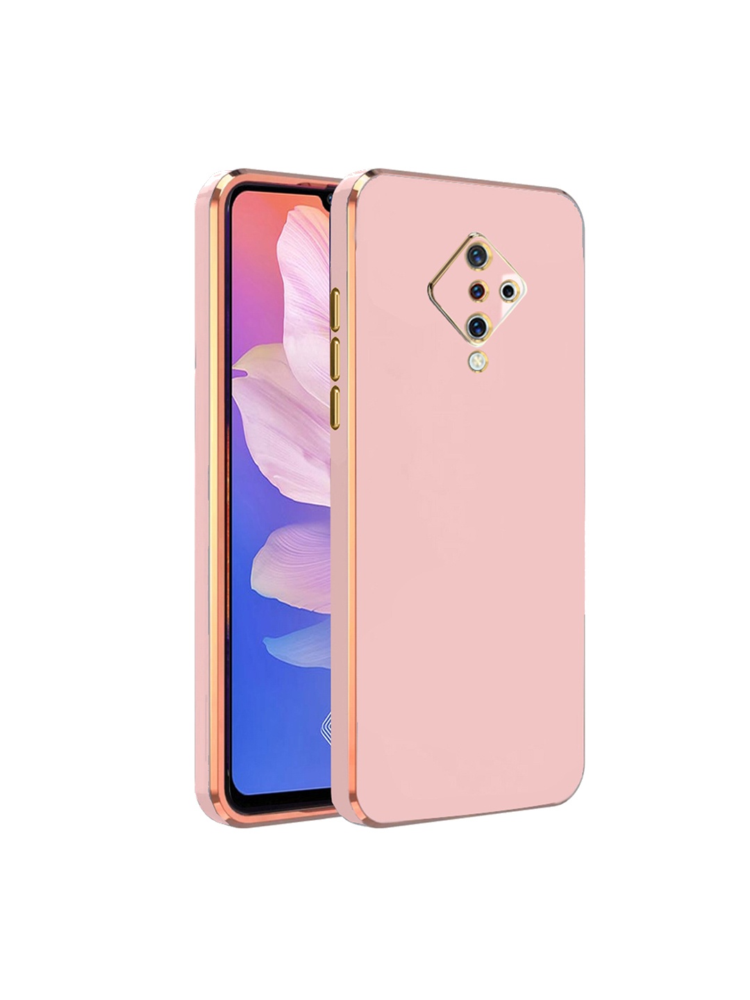 

Karwan Vivo S1 Pro Phone Back Case, Pink