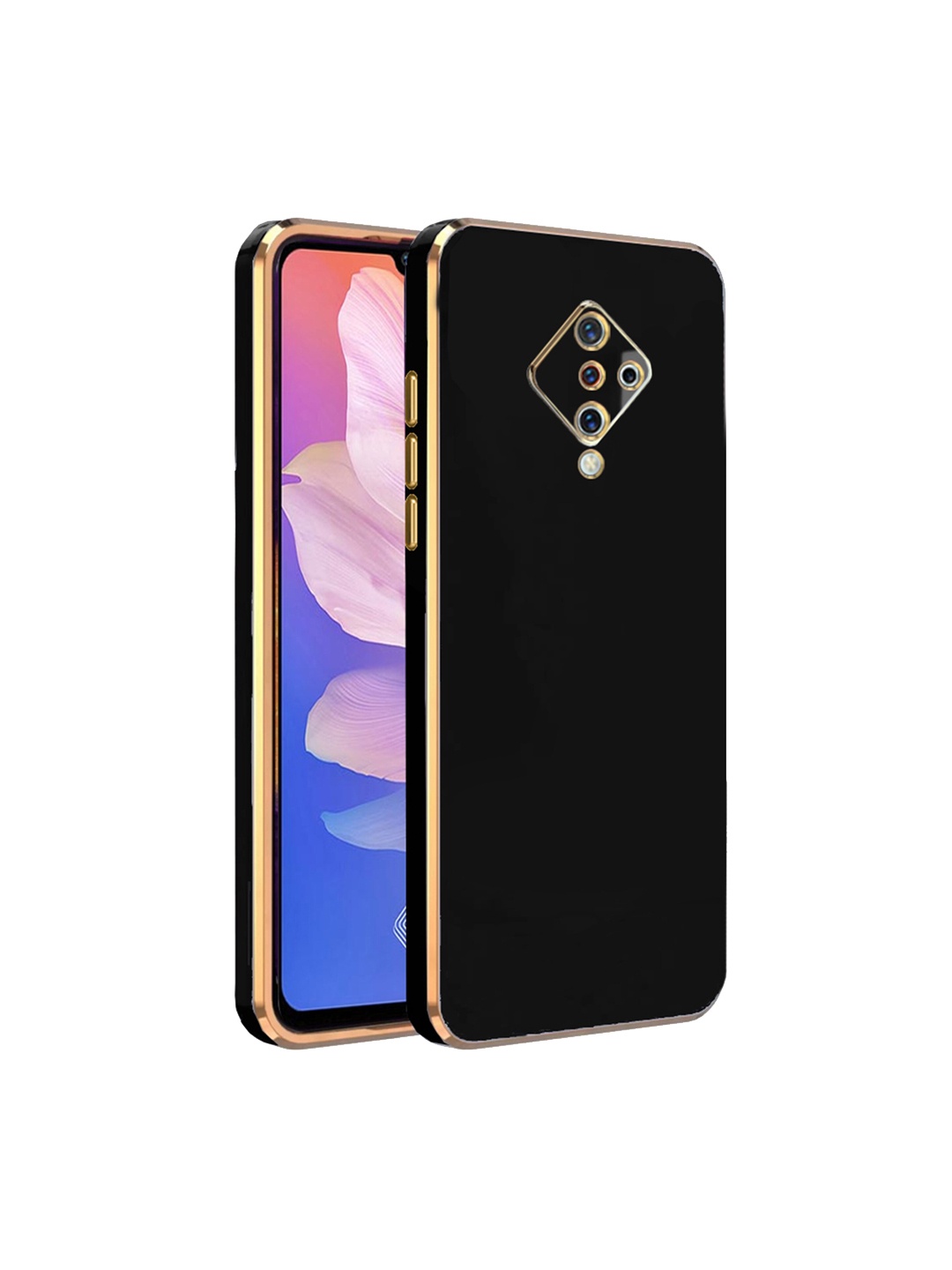 

Karwan Vivo S1 Pro Phone Back Case, Black
