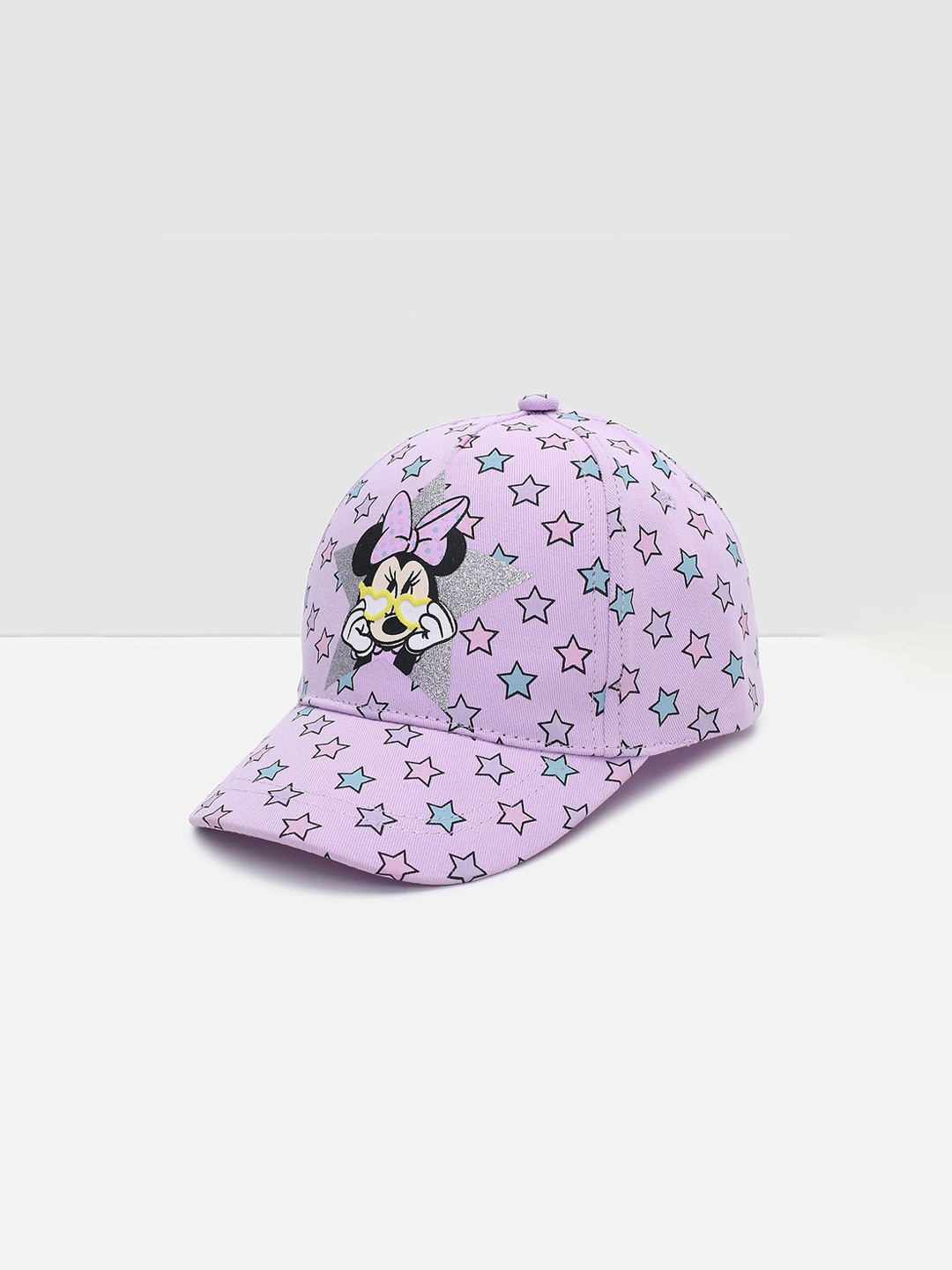 

max Girls Printed Pure Cotton Baseball Cap, Lavender