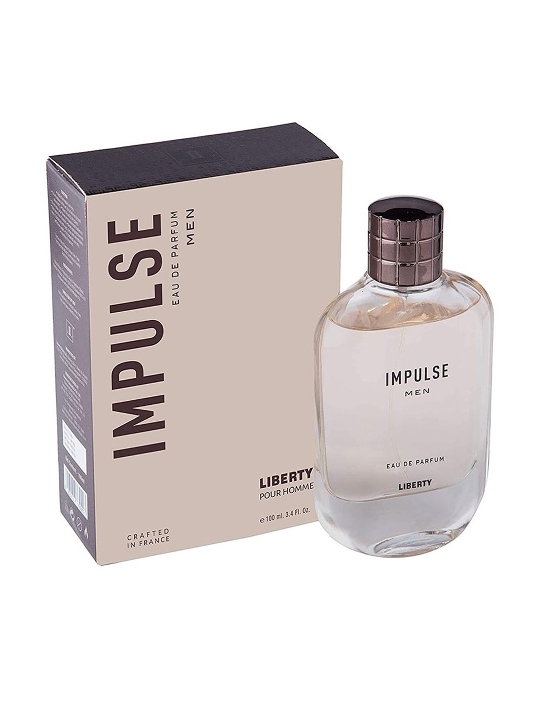 

Liberty Men Impulse Long-Lasting Eau De Parfum - 100 ml, Beige