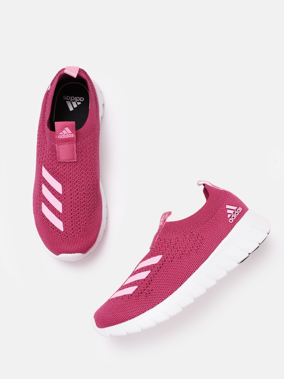 

ADIDAS Kids Woven Design Perch Walk 1.0 Running Shoes, Pink