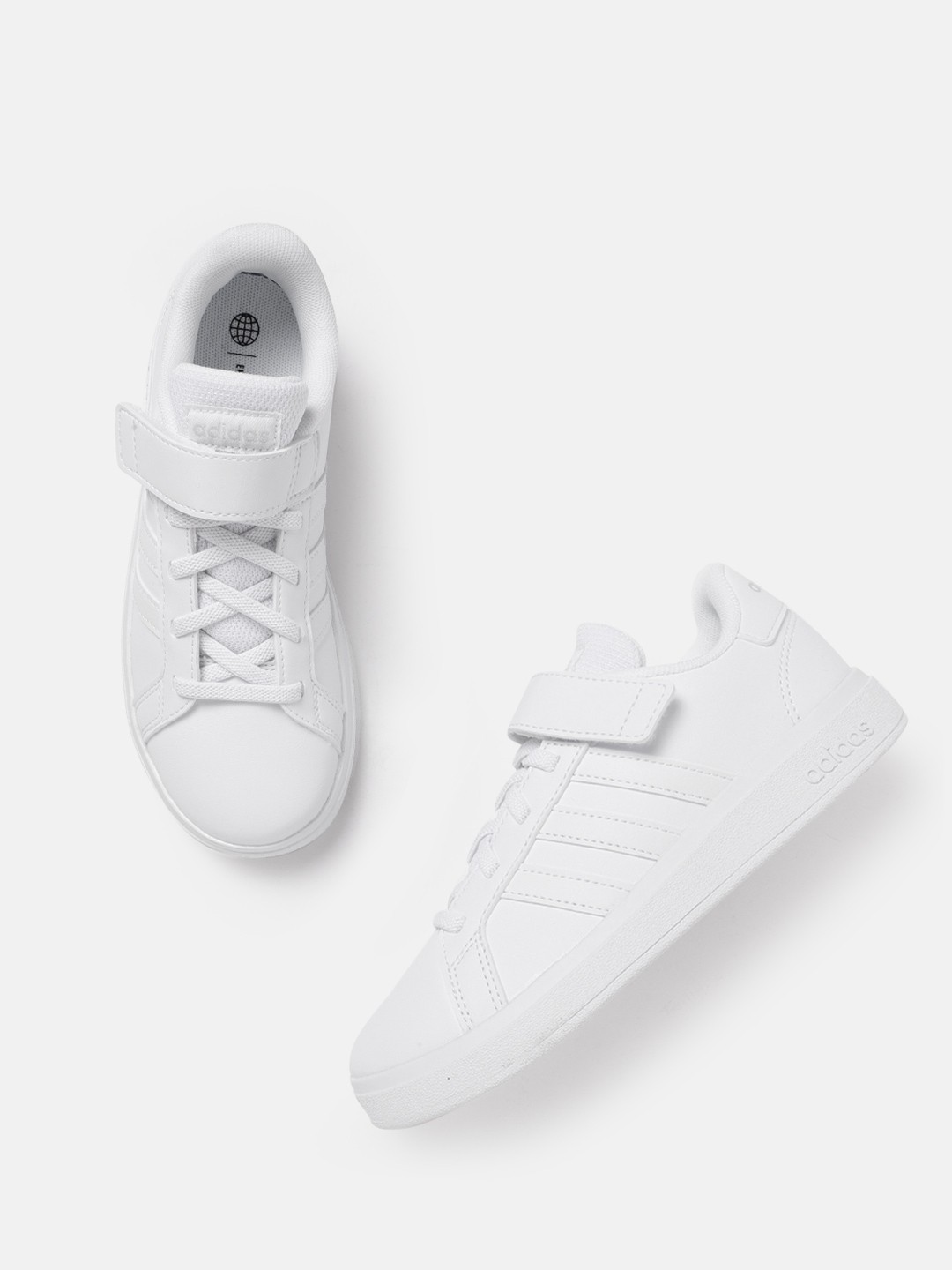 

ADIDAS Kids Grand Court 2.0 EL Tennis Shoes, White
