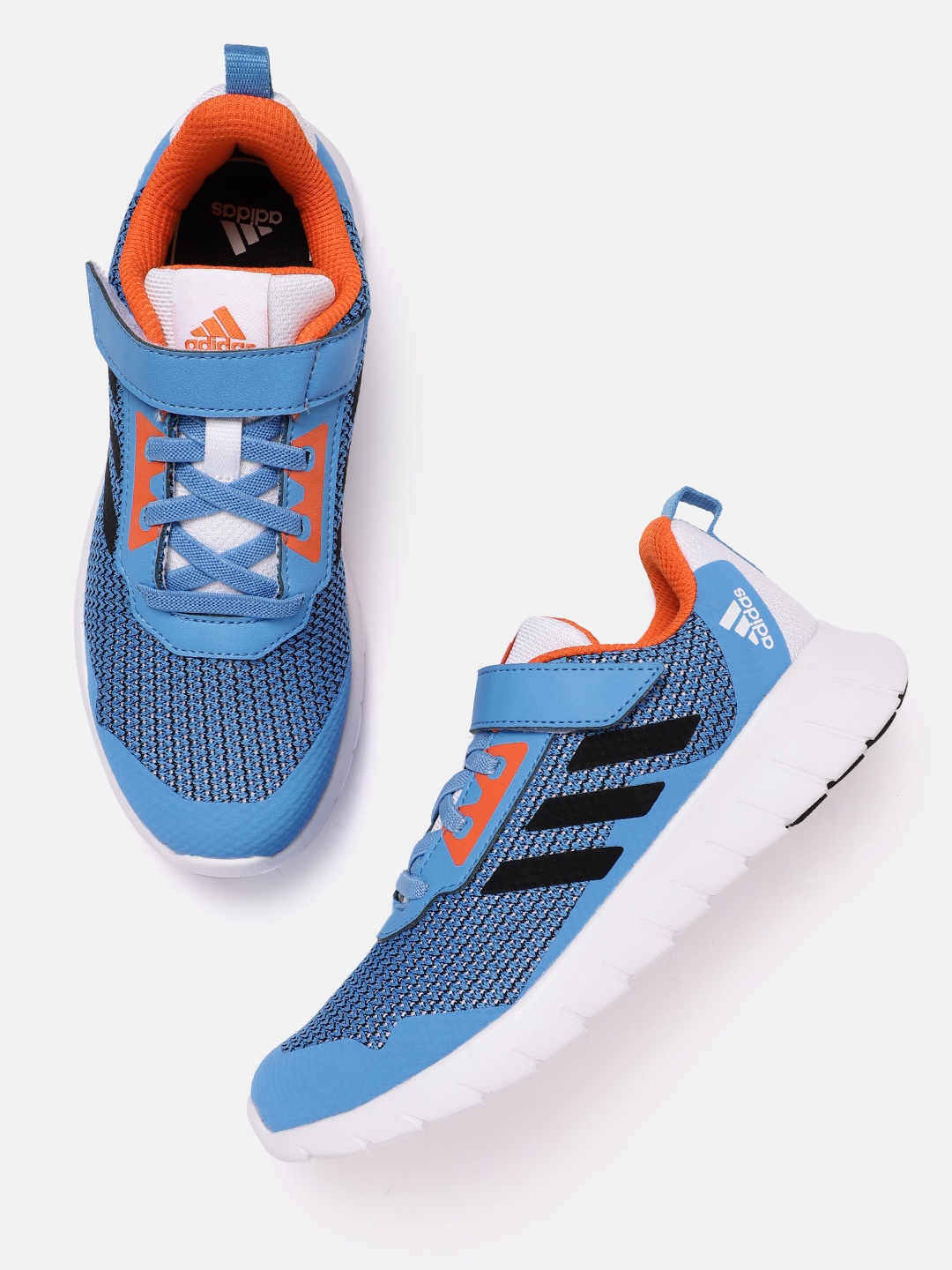 

ADIDAS Kids Woven Design Vertago 2.0 Running Shoes, Blue