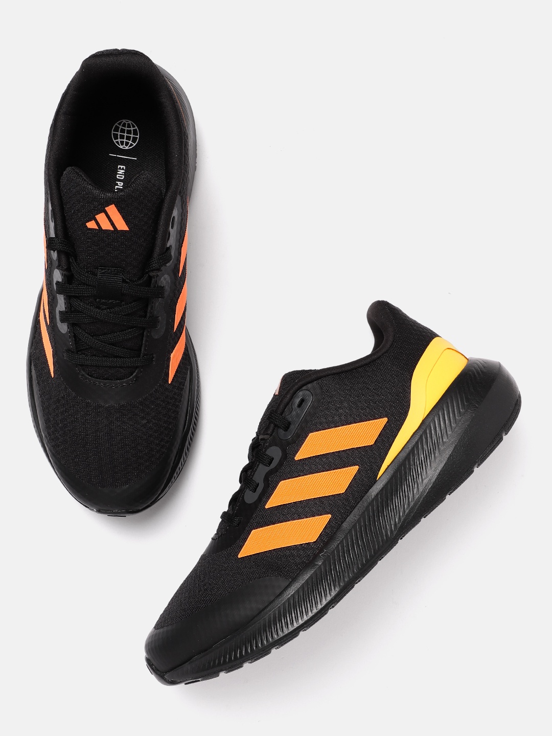 

ADIDAS Kids Non-Marking Runfalcon 3.0 Running Shoes, Black