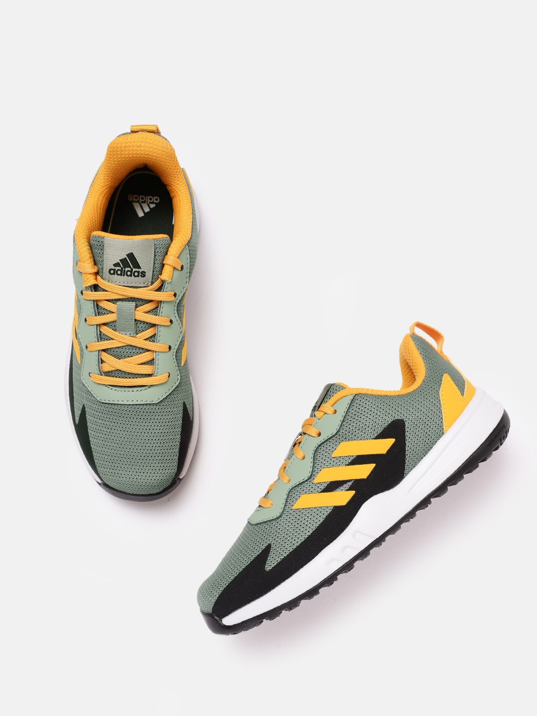 

ADIDAS Kids Woven Design Axelate 2.0 Running Shoes, Olive