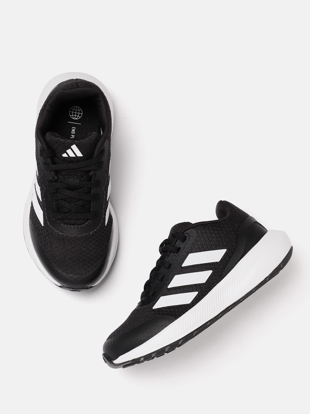 

ADIDAS Kids Runfalcon 3.0 K Non-Marking Running Shoes, Black