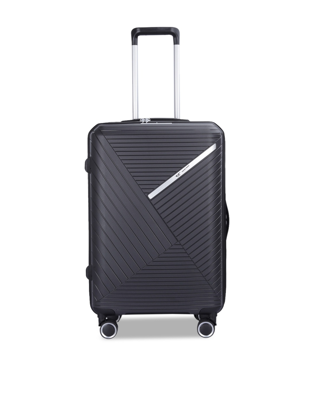

3G Textured Hard-Sided Medium Trolley Suitcase 65 L, Grey