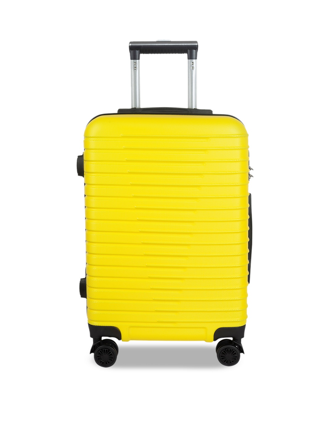 

3G Textured USB Charging Slot Hard-Sided Small Trolley Suitcase, Yellow
