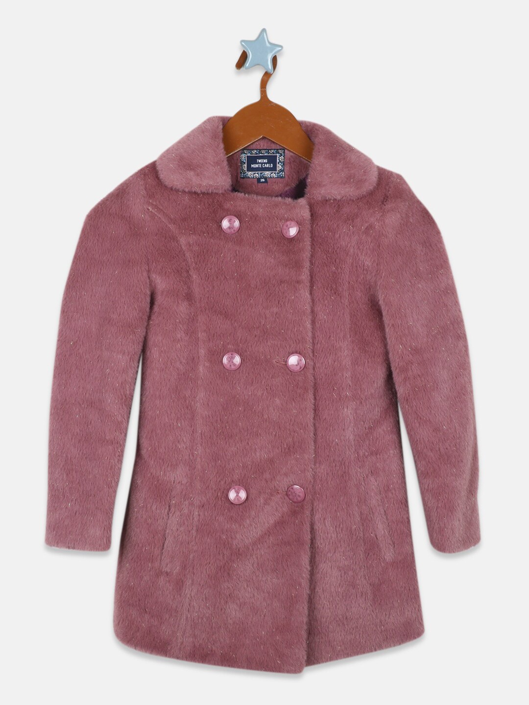 

Monte Carlo Girls Solid Coat, Mauve