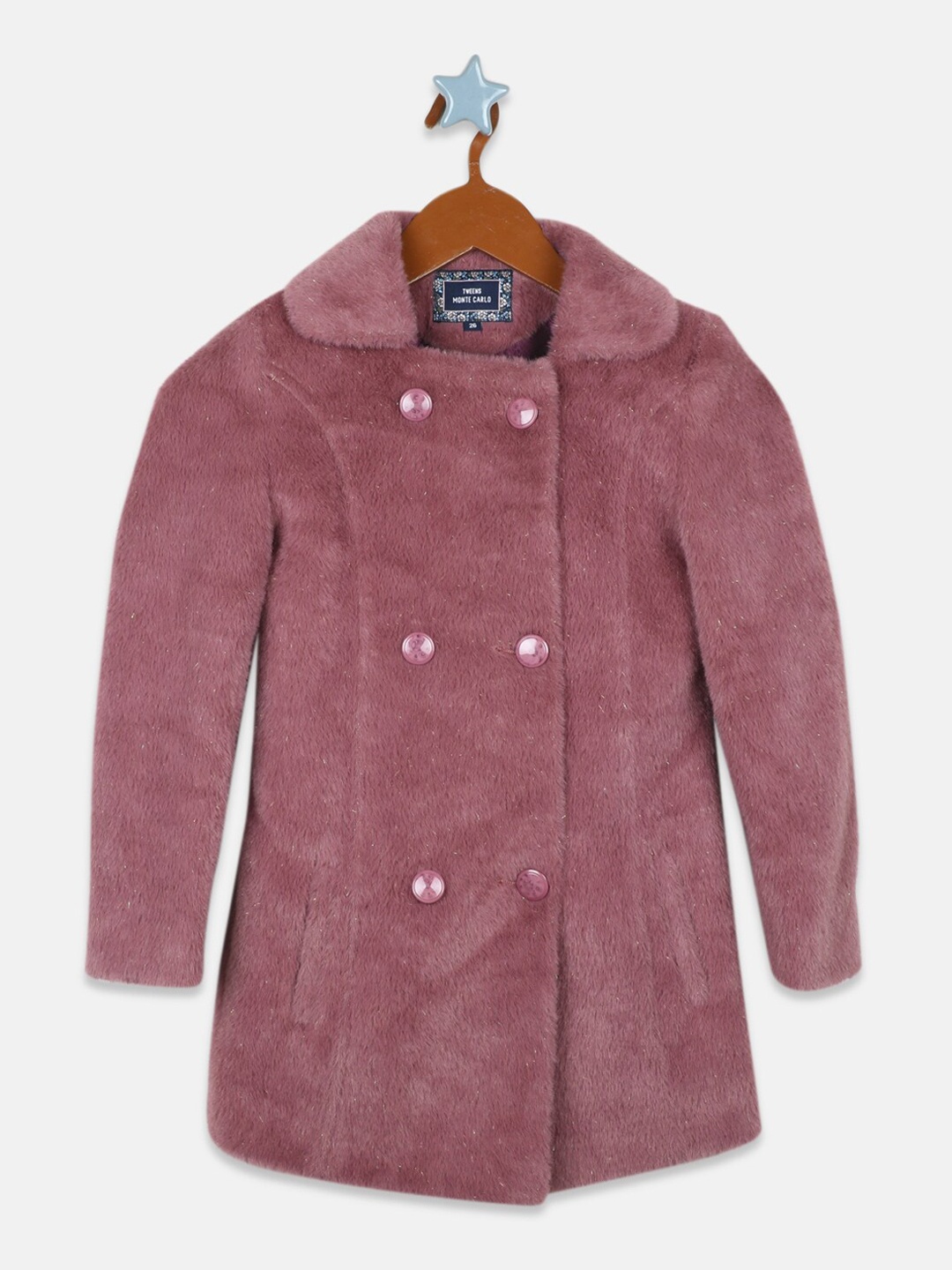 

Monte Carlo Kids Girls Mauve Overcoat