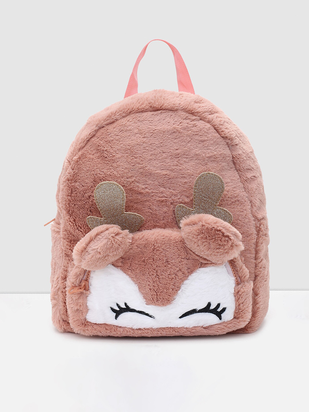 

max Girls Graphic Polyester Small Size Backpack, Pink