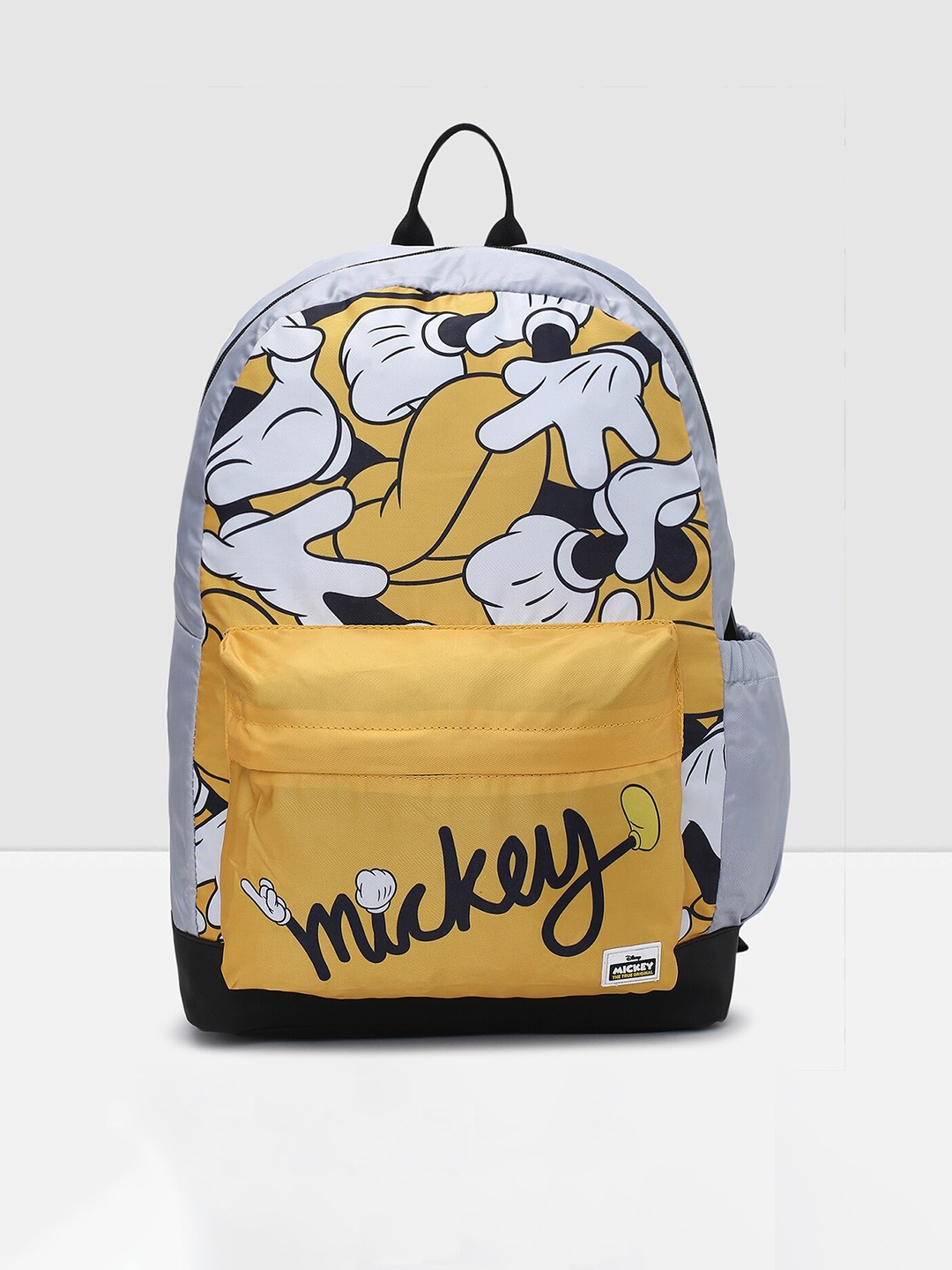 

max Men Graphic Mickey Medium Size Backpack, Yellow