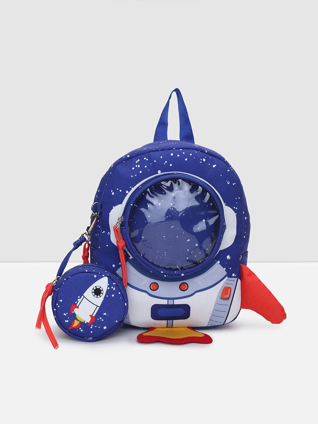 

max Boys Graphic Printed Medium Backpack, Blue