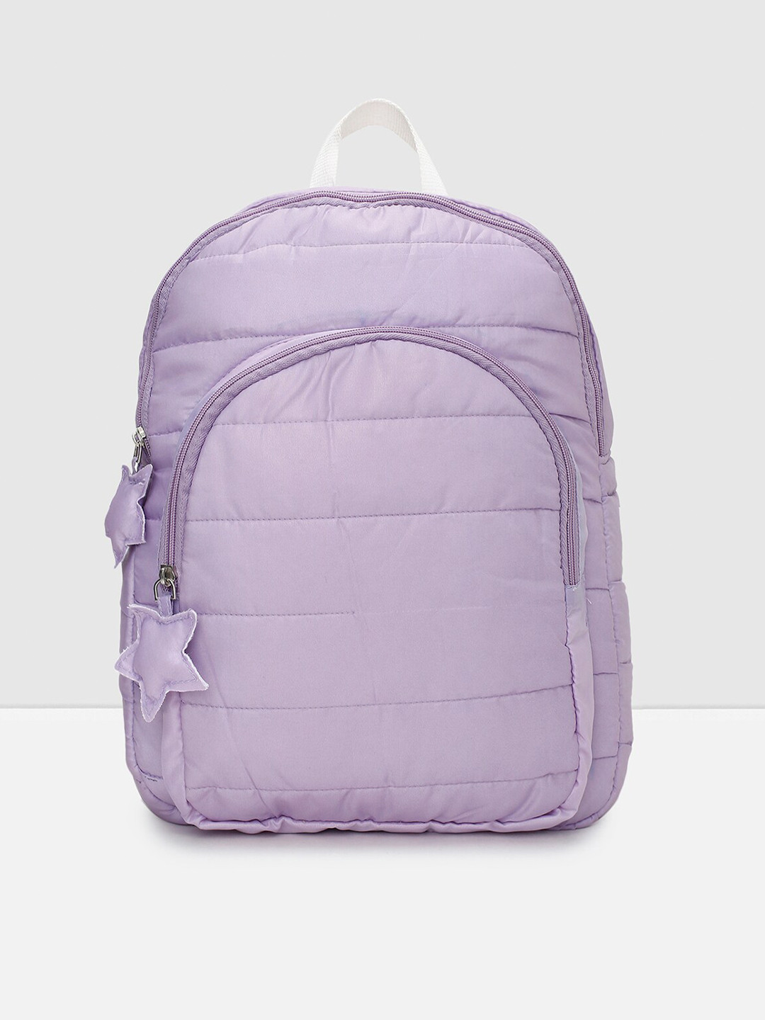 

max Girls Striped Medium Backpack, Purple