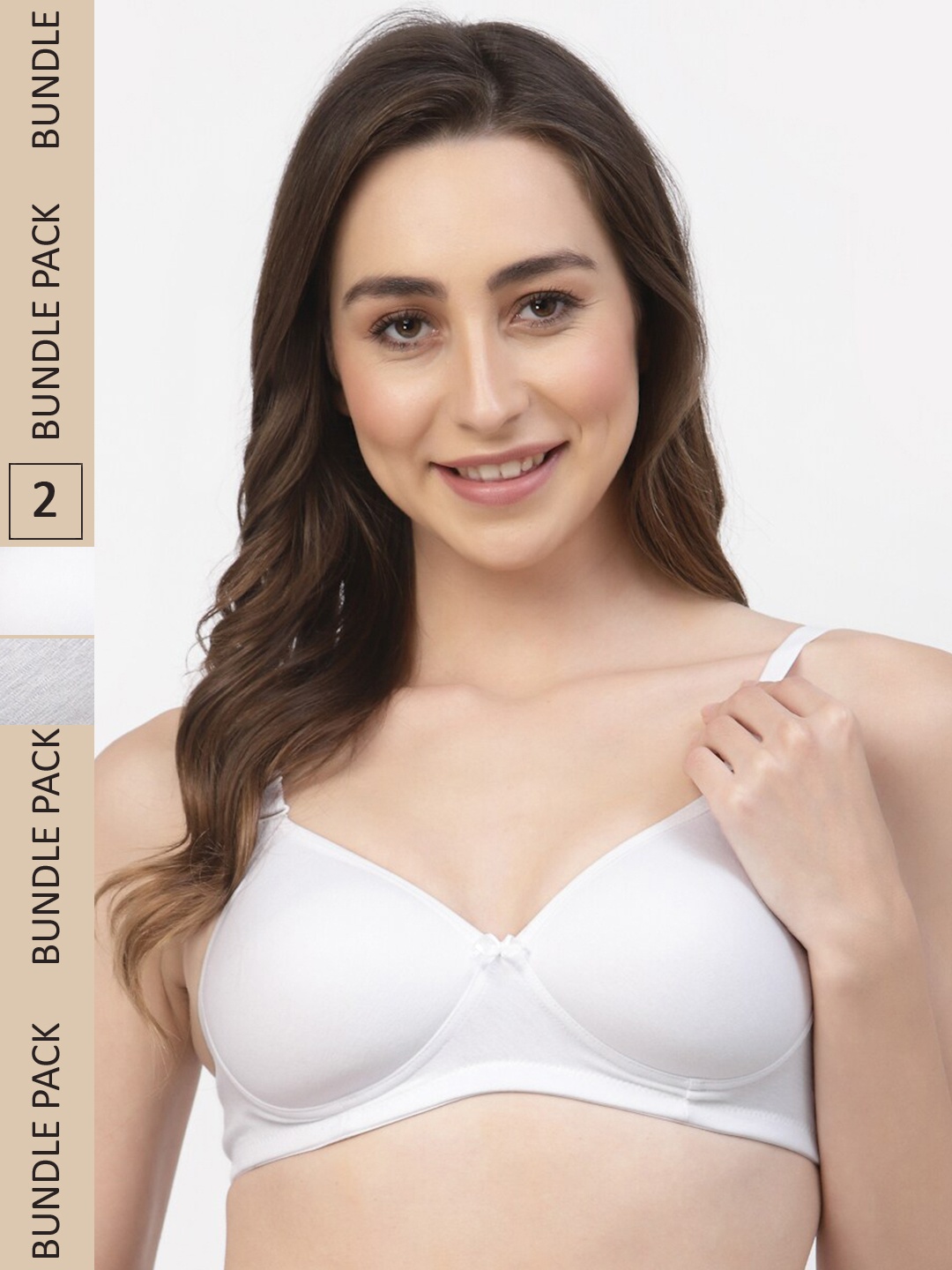 

Floret Lightly Padded All Day Comfort Push-Up Bra, White