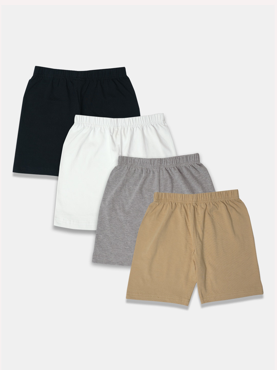 

Sillysally Girls Pack Of 4 Mid Rise Boyshorts Briefs, Black
