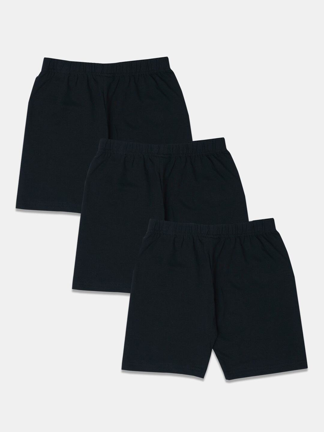 

Sillysally Girls Pack Of 3 Mid Rise Boyshorts Briefs, Black