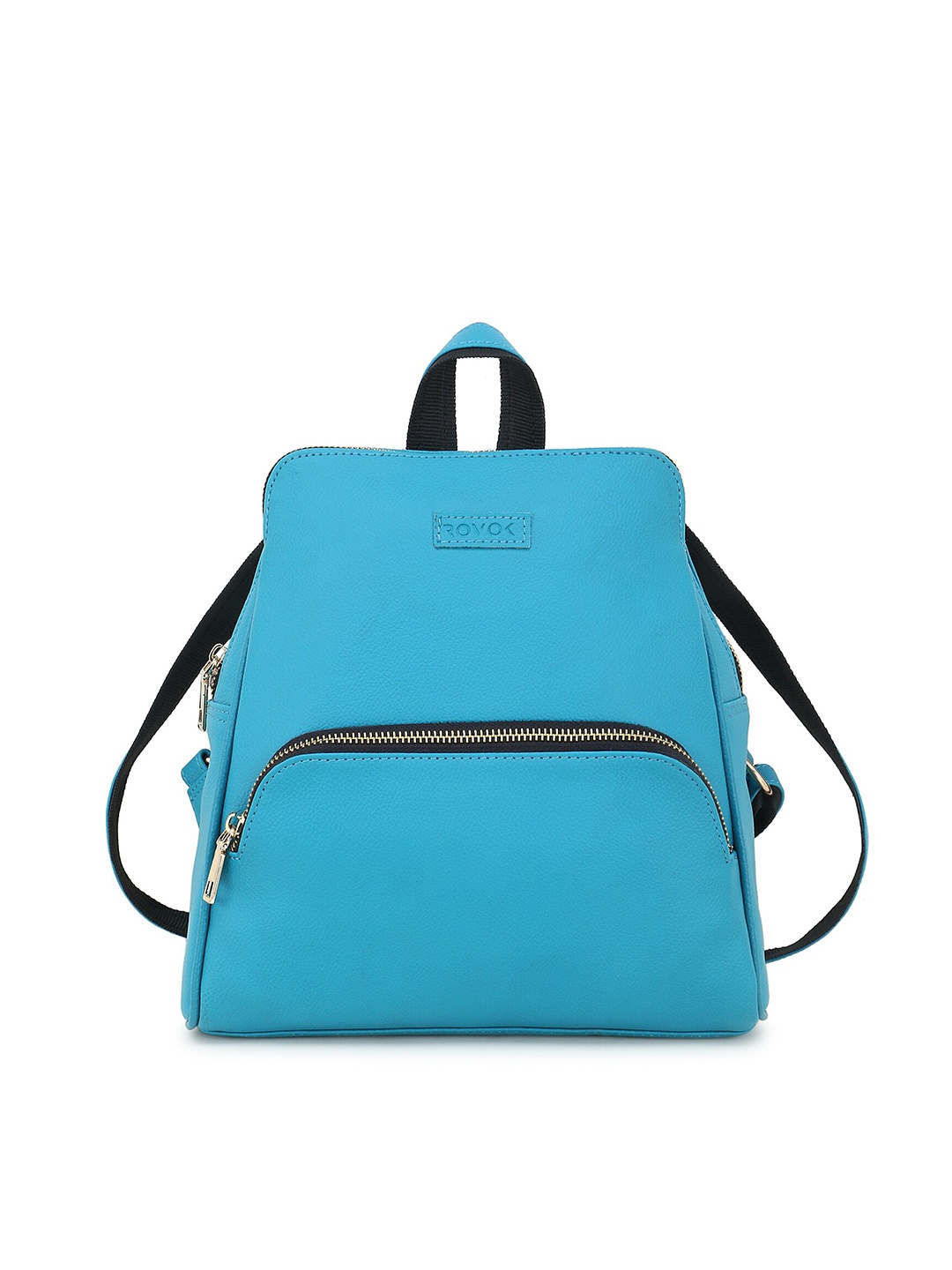 

ROVOK Women Solid Small Backpack, Turquoise blue