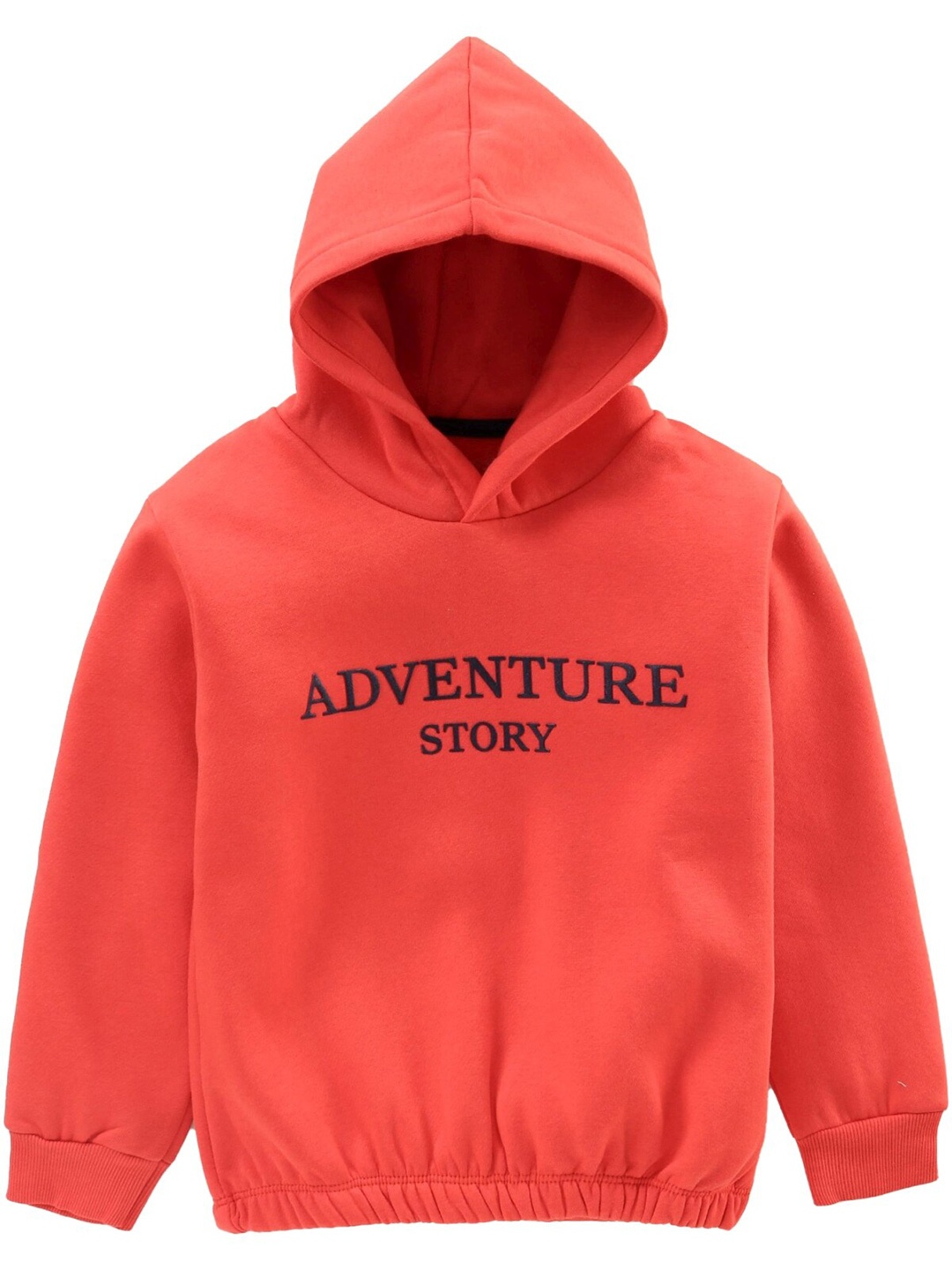 

Smarty Boys Printed Hooded Fleece Sweatshirt, Red