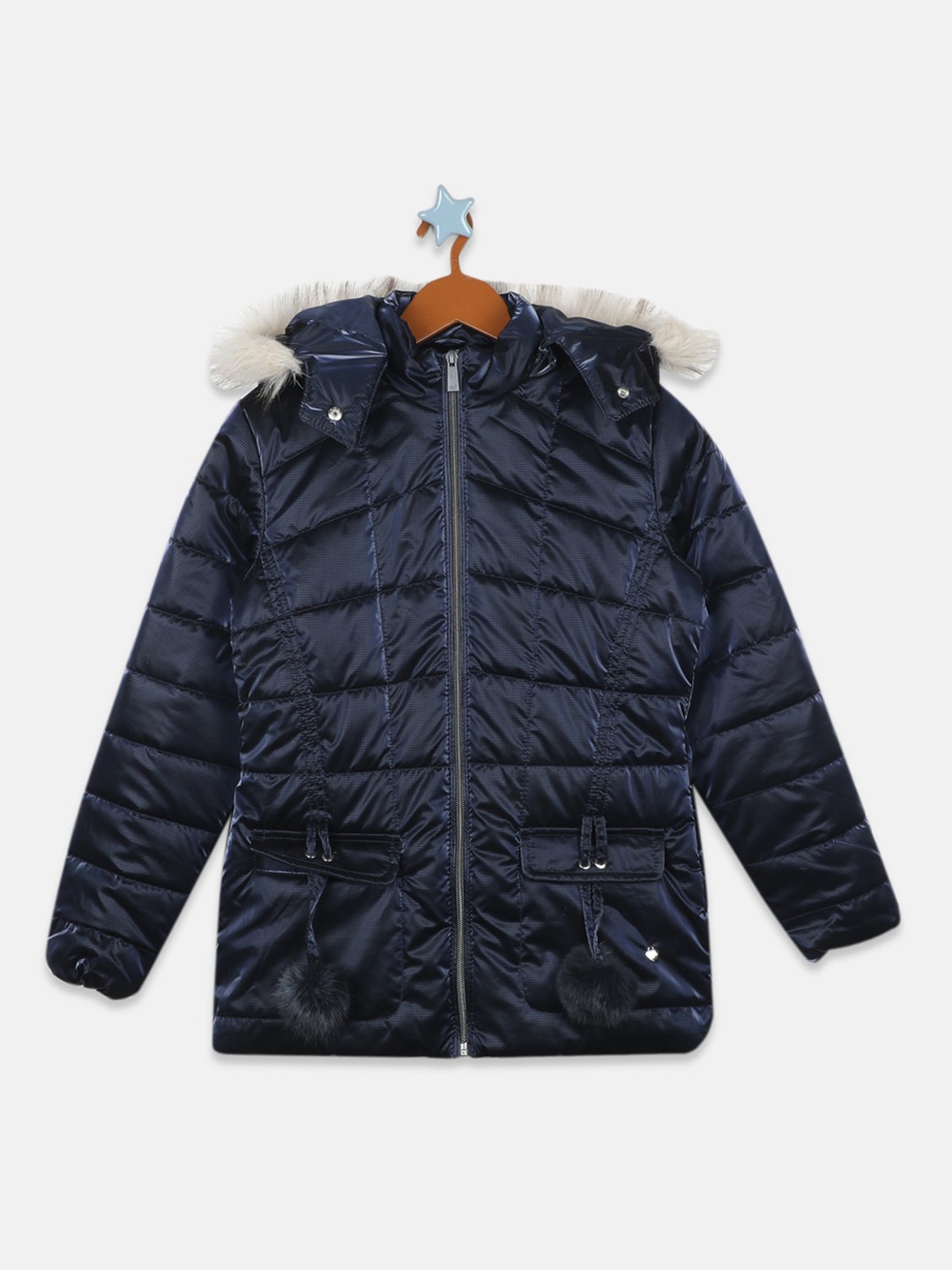 

Monte Carlo Girls Parka Jacket, Navy blue