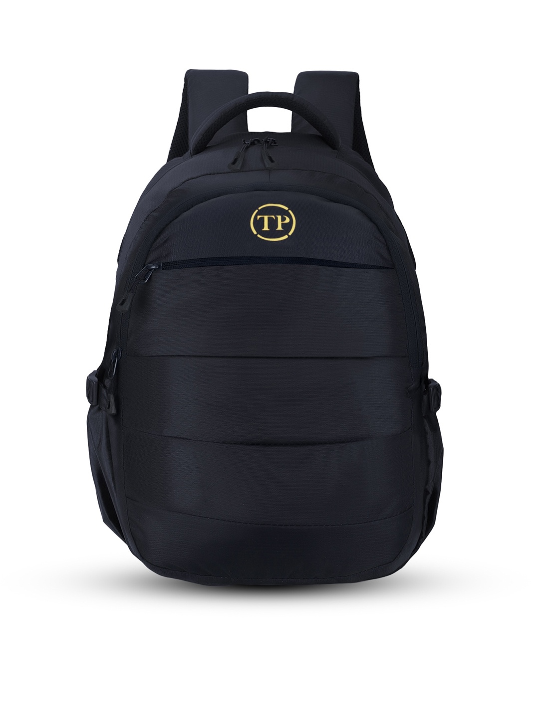 

TRAVEL POINT Brand Logo Backpack with Compression Straps, Blue