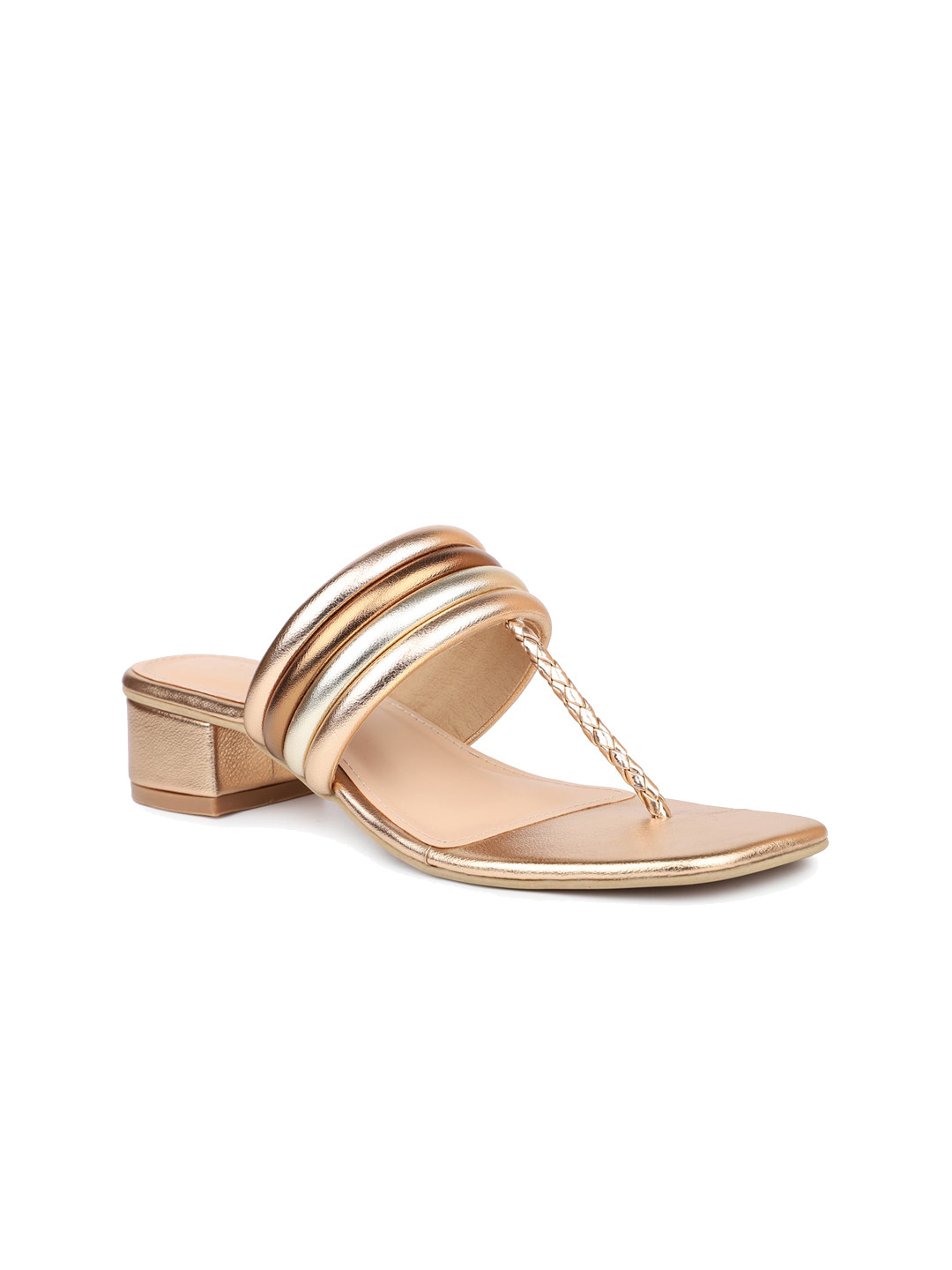 

Inc 5 T-Strap Block heels, Rose gold