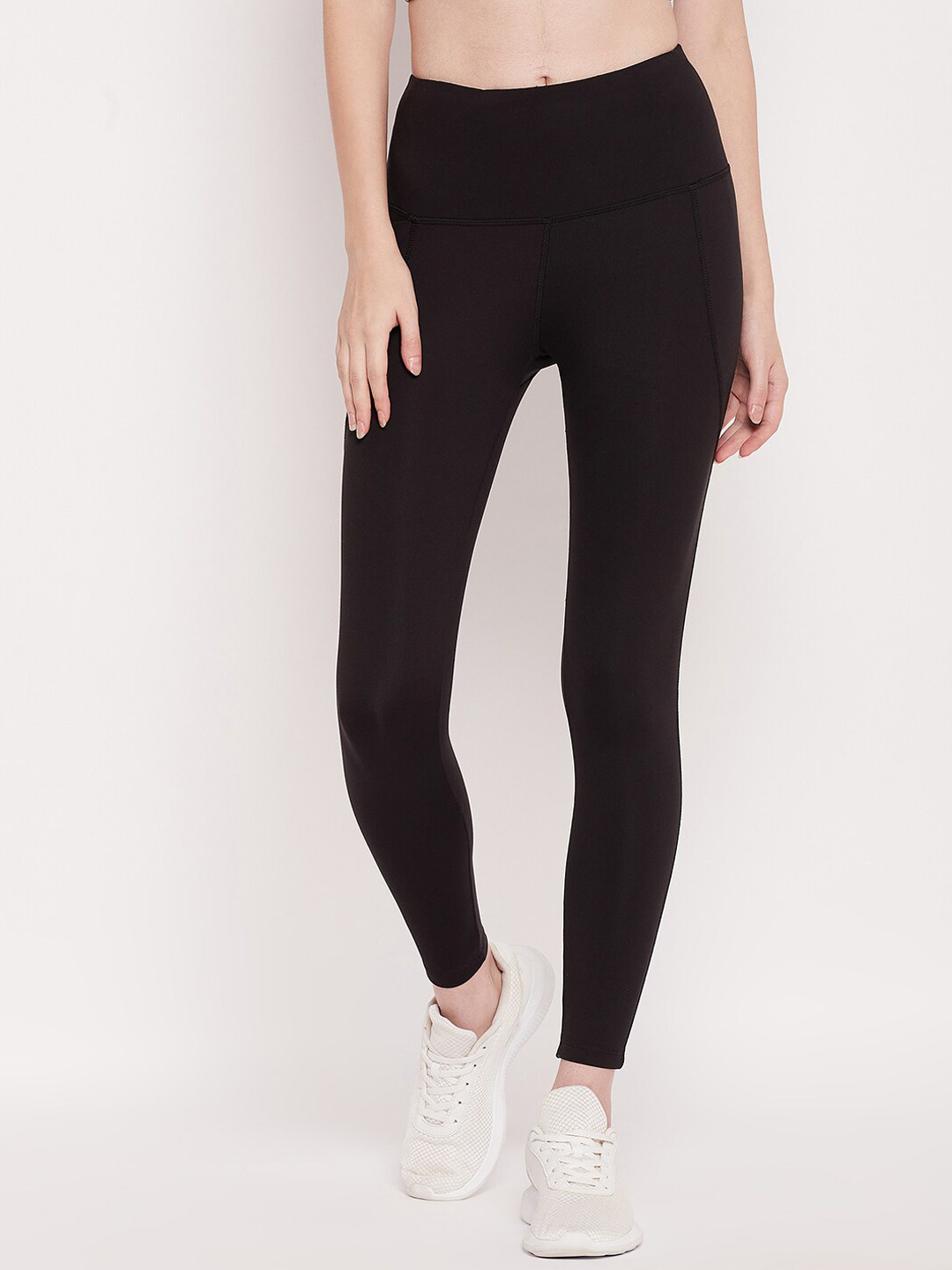 

CHILL WINSTON Women Tec Dry Ankle-Length Training or Gym Tights, Black