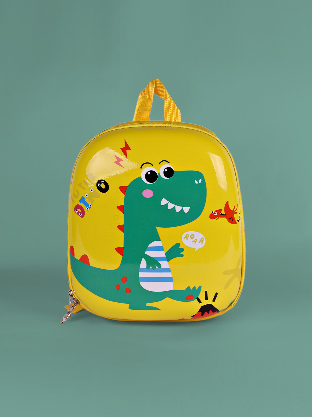 

DukieKooky Kids Graphic Printed Backpack, Yellow