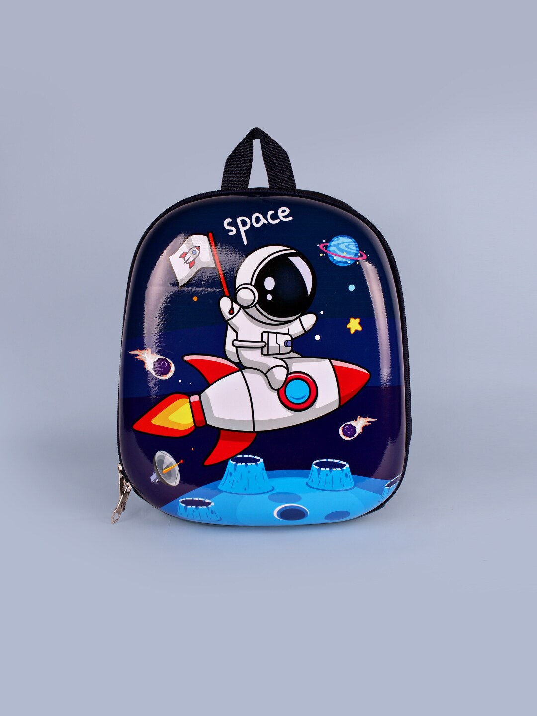 

DukieKooky Kids Graphic Printed Backpack, Navy blue