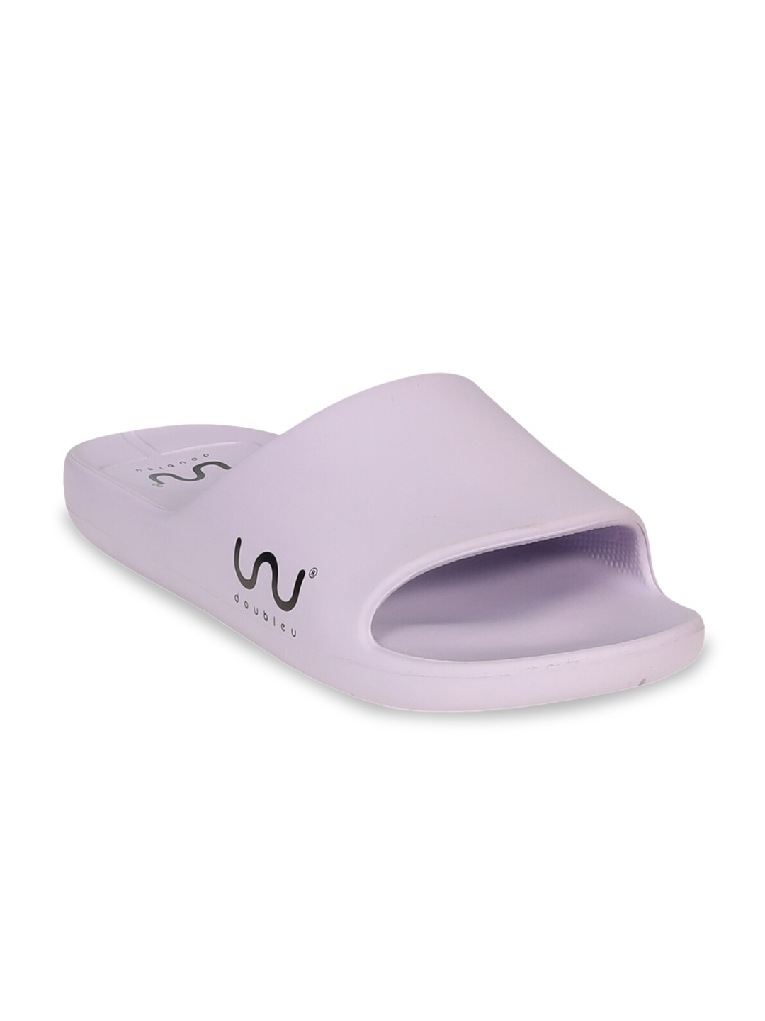 

Doubleu Women Rubber Sliders, Lavender