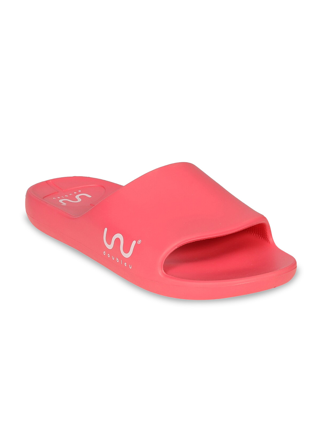 

Doubleu Women Rubber Sliders, Pink