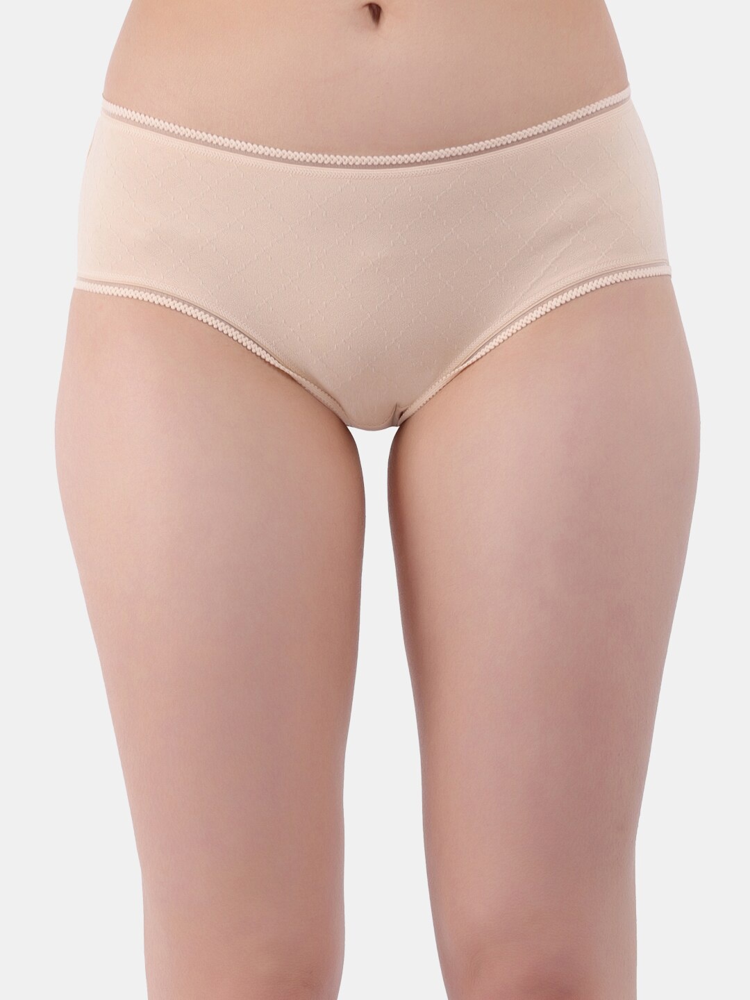 

Amour Secret Women Mid-Rise Anti Bacterial Hipster Briefs P701_Skn, Beige