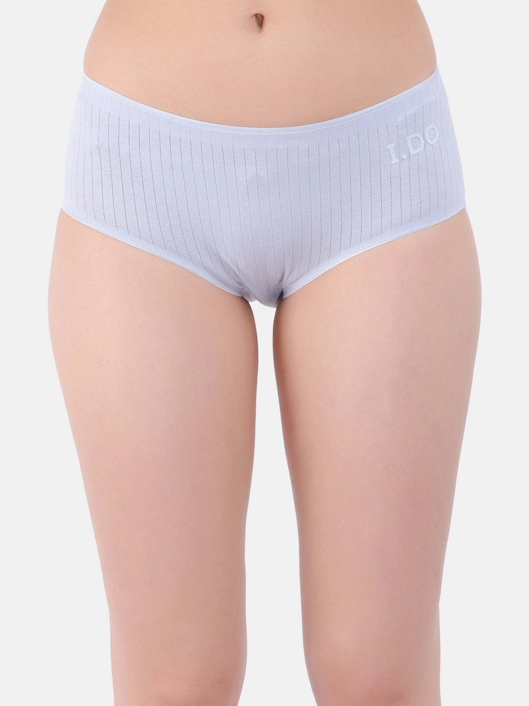 

Amour Secret Women Striped Cotton Hipster Briefs, Blue