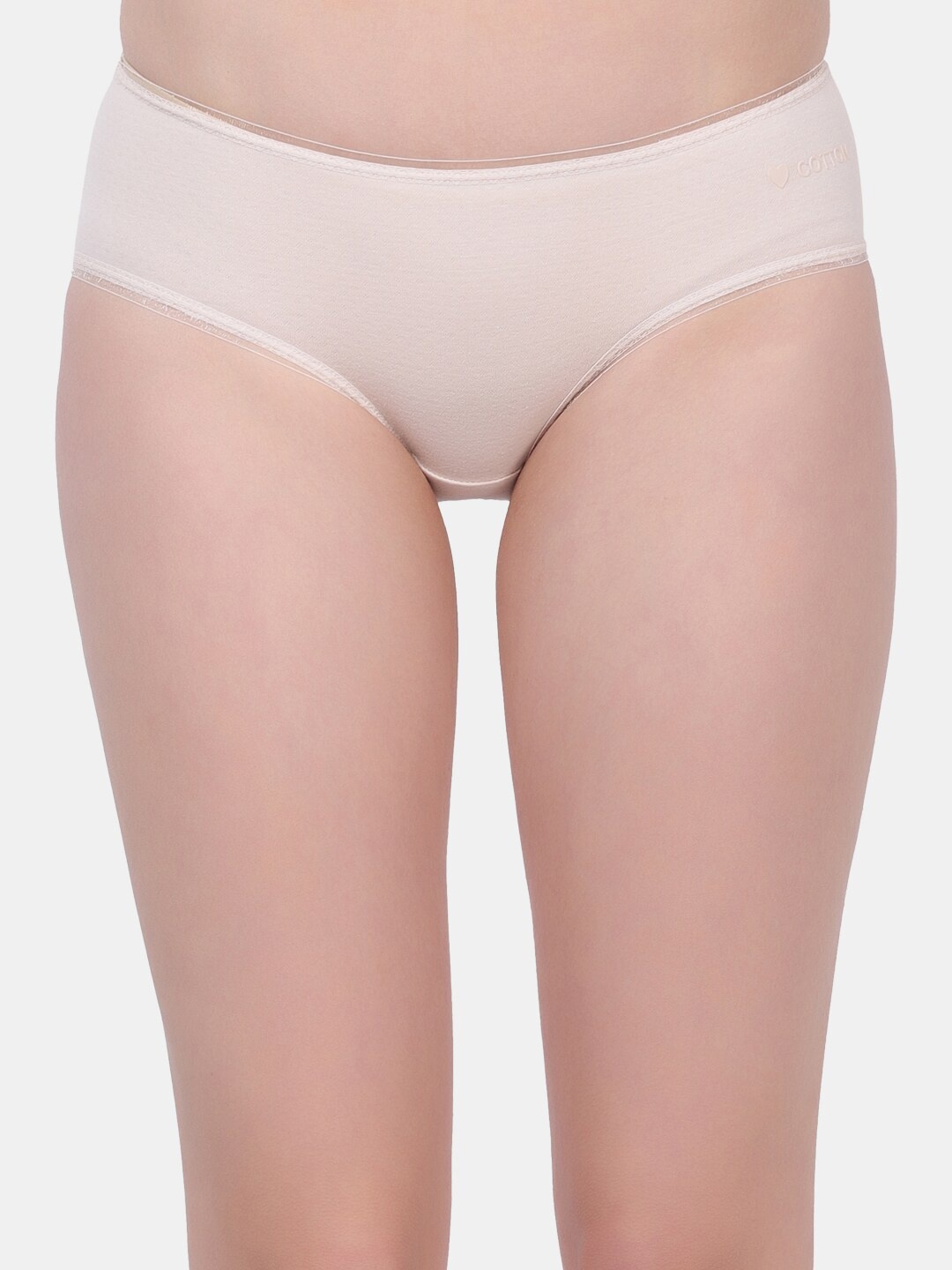 

Amour Secret Women Antimicrobial Cotton Hipster Briefs, Cream
