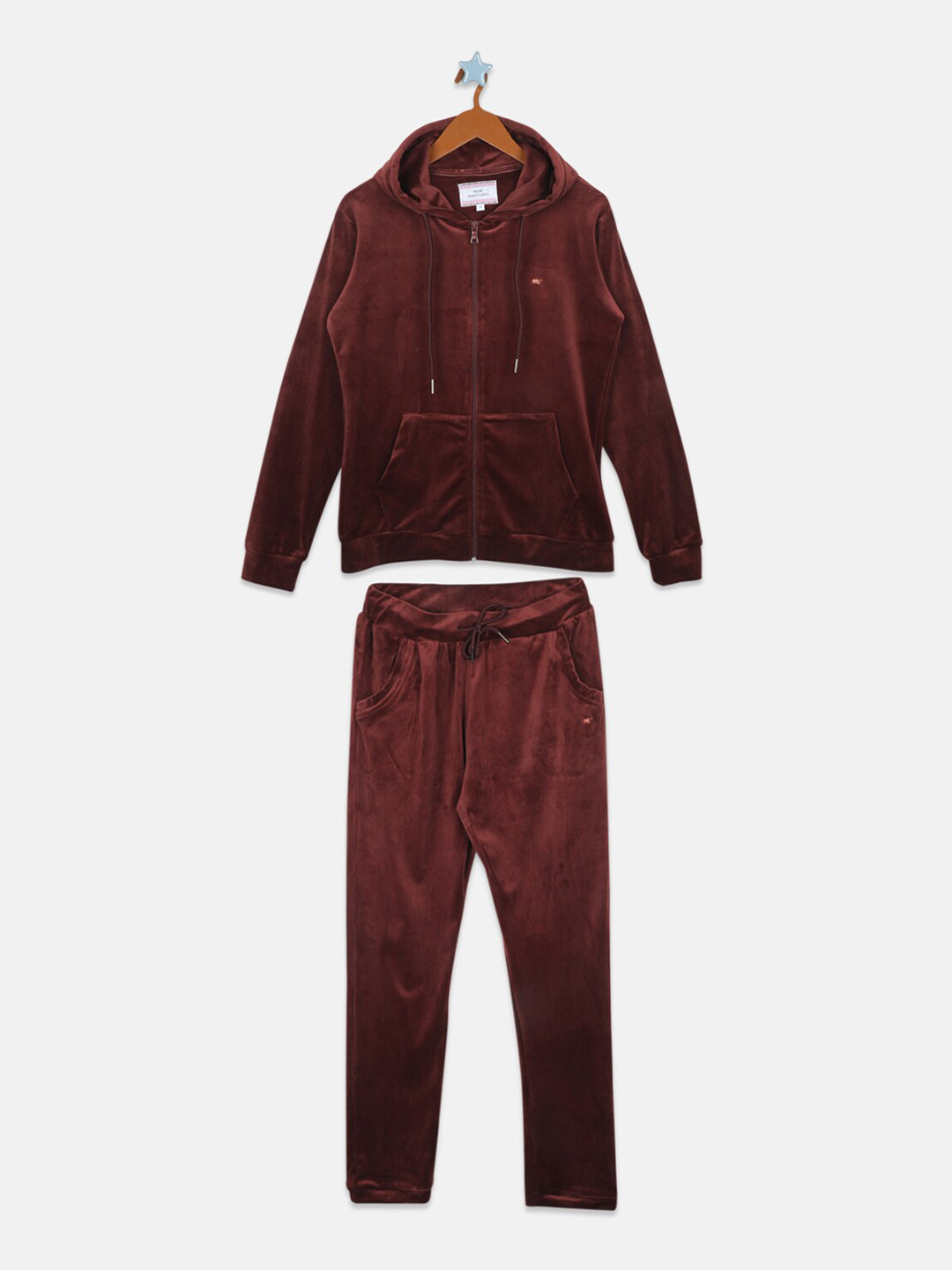 

Monte Carlo Girls Hooded Tracksuit, Brown