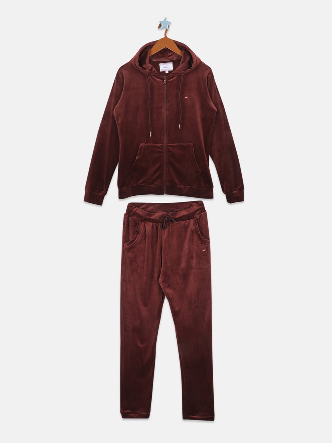 

Monte Carlo Girls Hooded Tracksuit, Brown