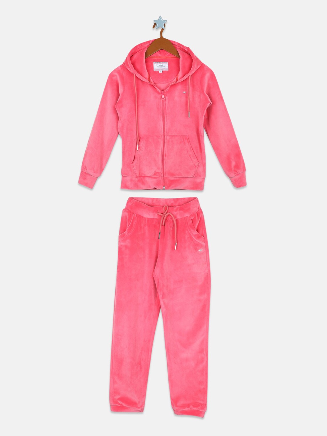

Monte Carlo Girls Hooded Tracksuits, Pink
