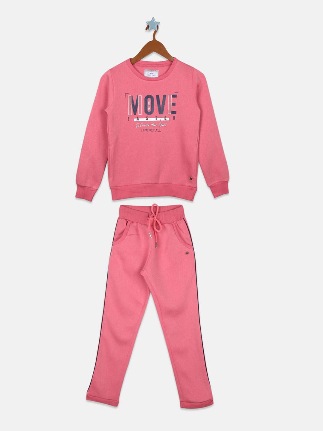 

Monte Carlo Girls Low-Rise Tracksuits, Pink