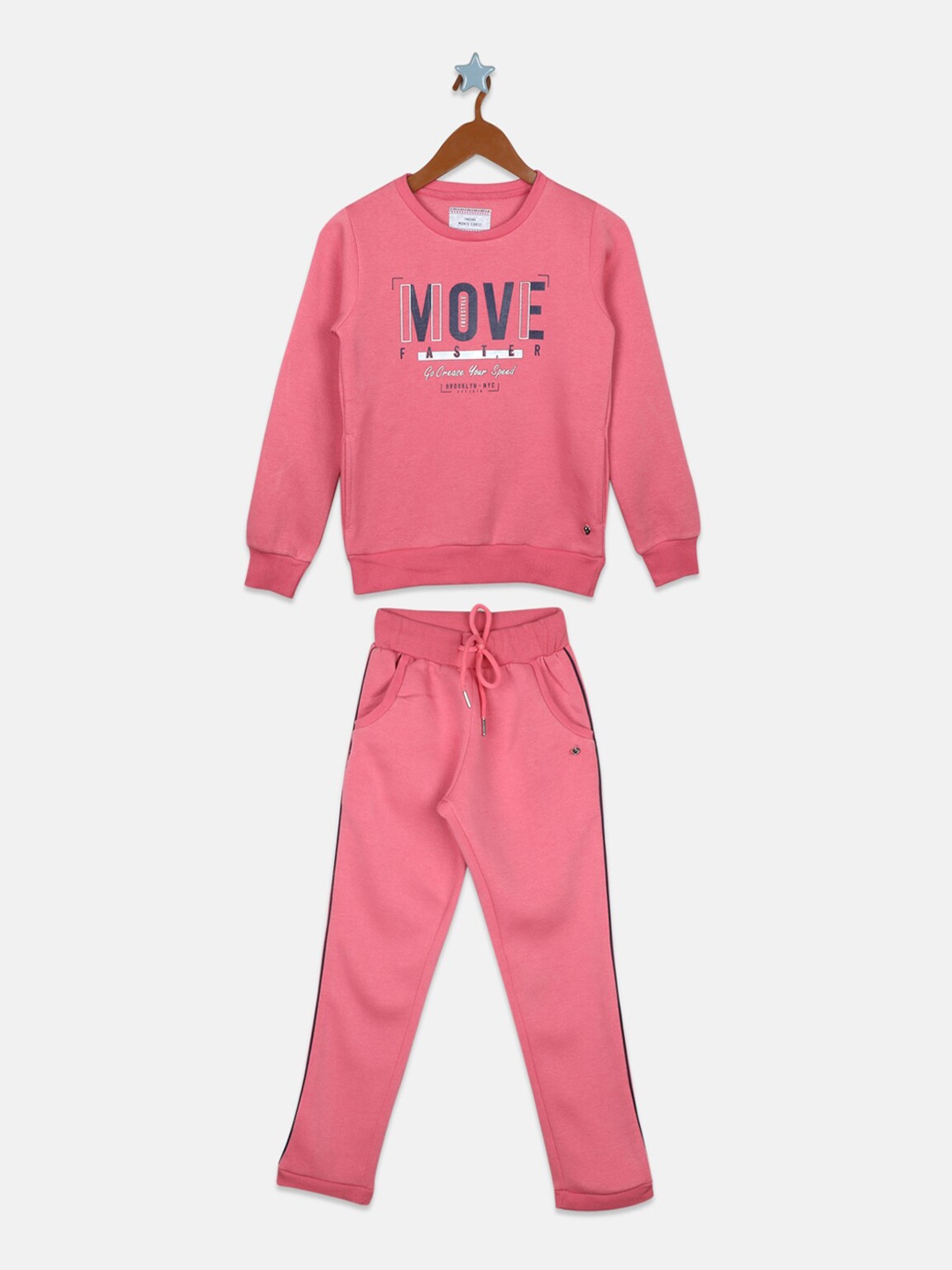

Monte Carlo Girls Printed Tracksuit, Pink