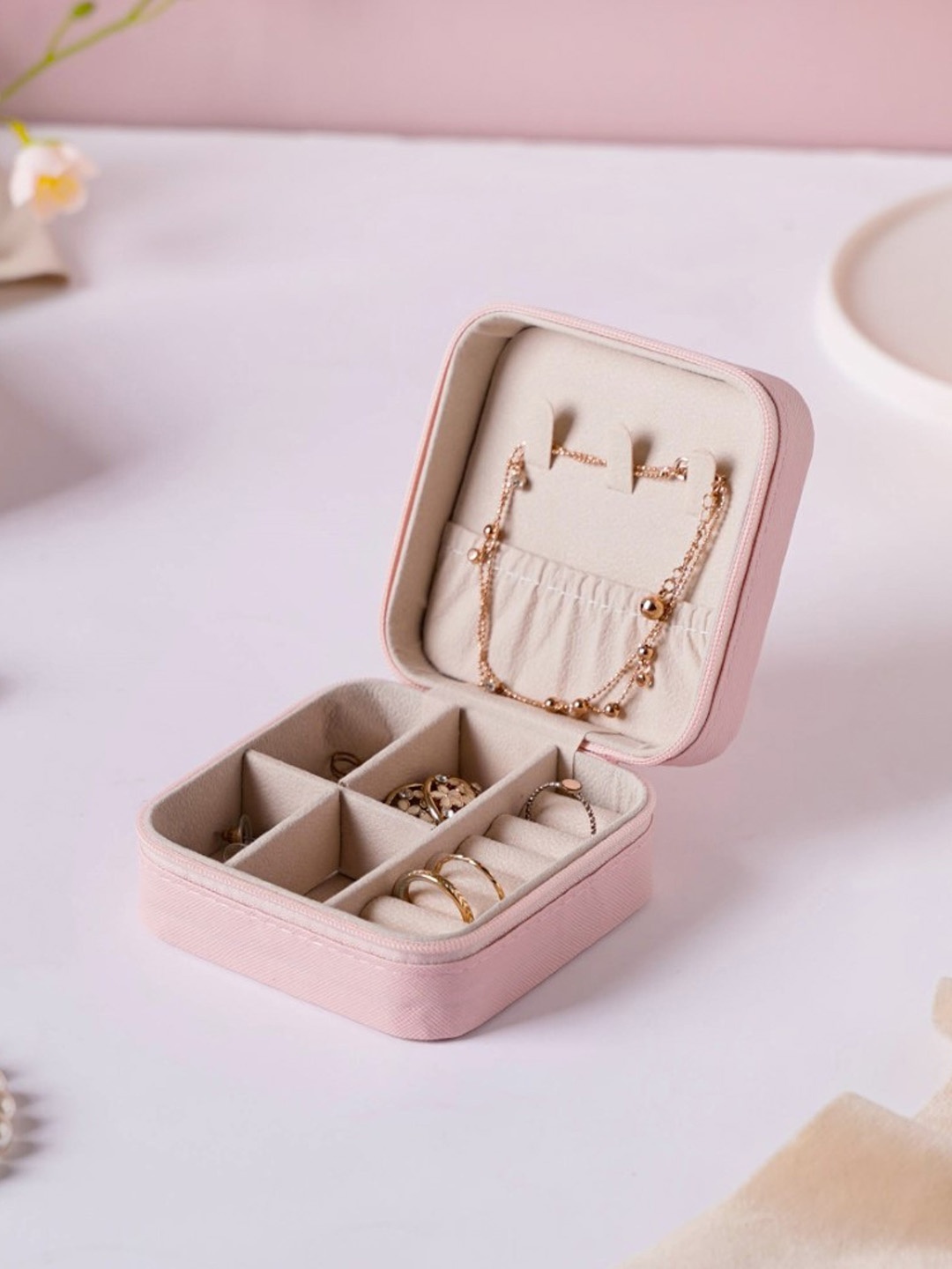 

Nestasia Pink Mini Jewellery Storage Box