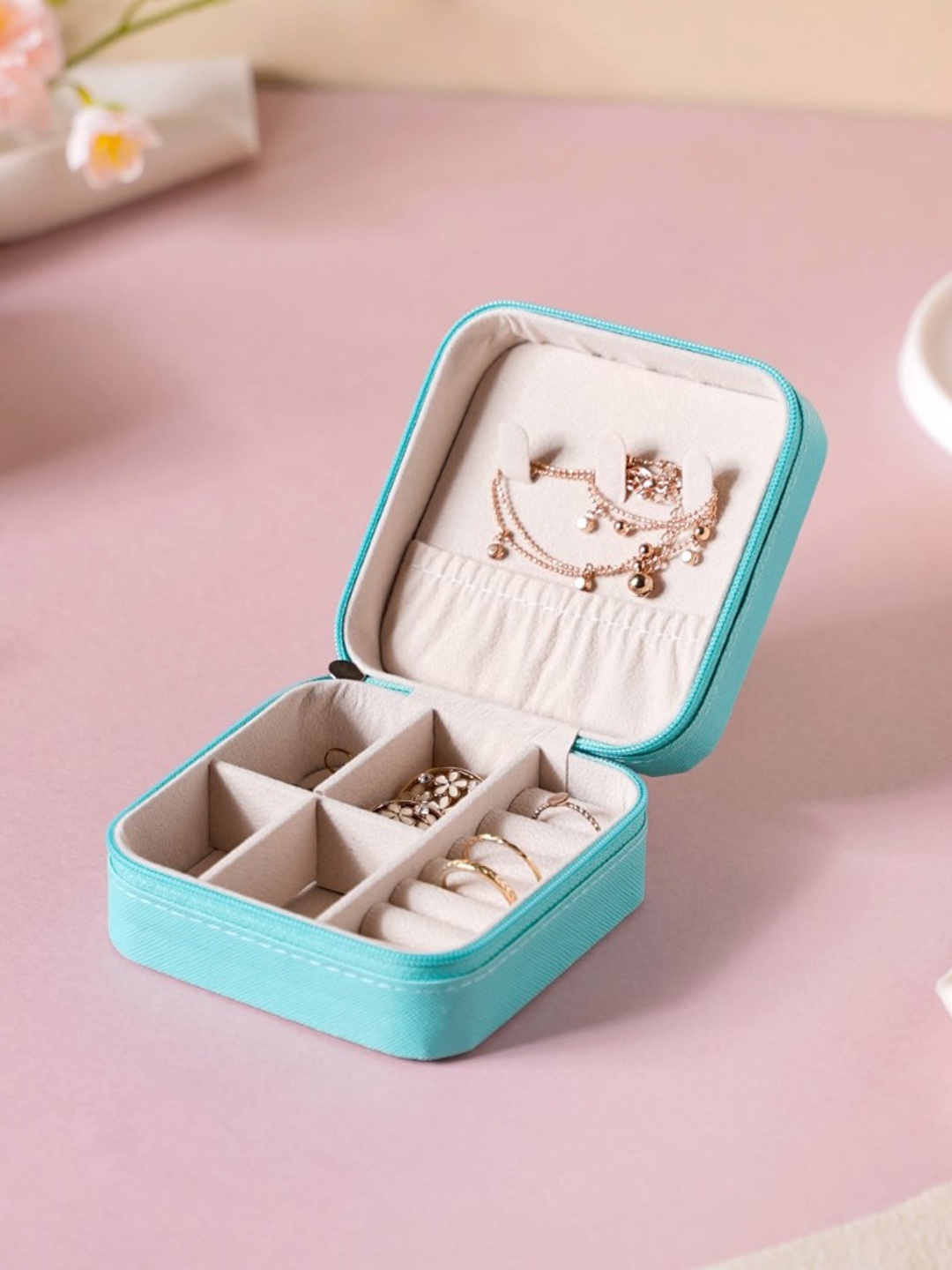 

Nestasia Sea Green Mini Jewellery Storage Box