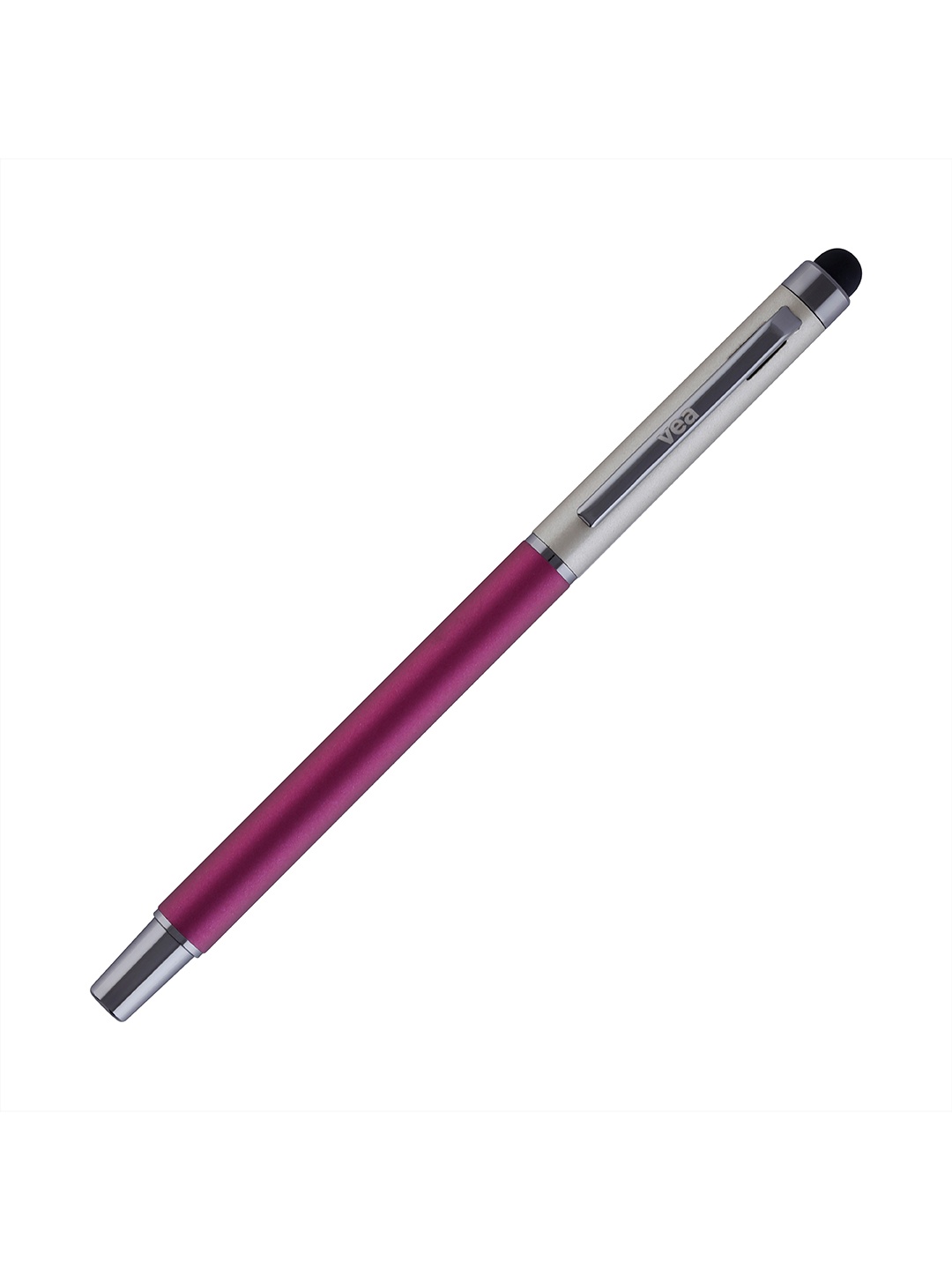 

VEA Slim Metallic Smooth Comfortable Grip Durable Long Jotter Pen, Pink