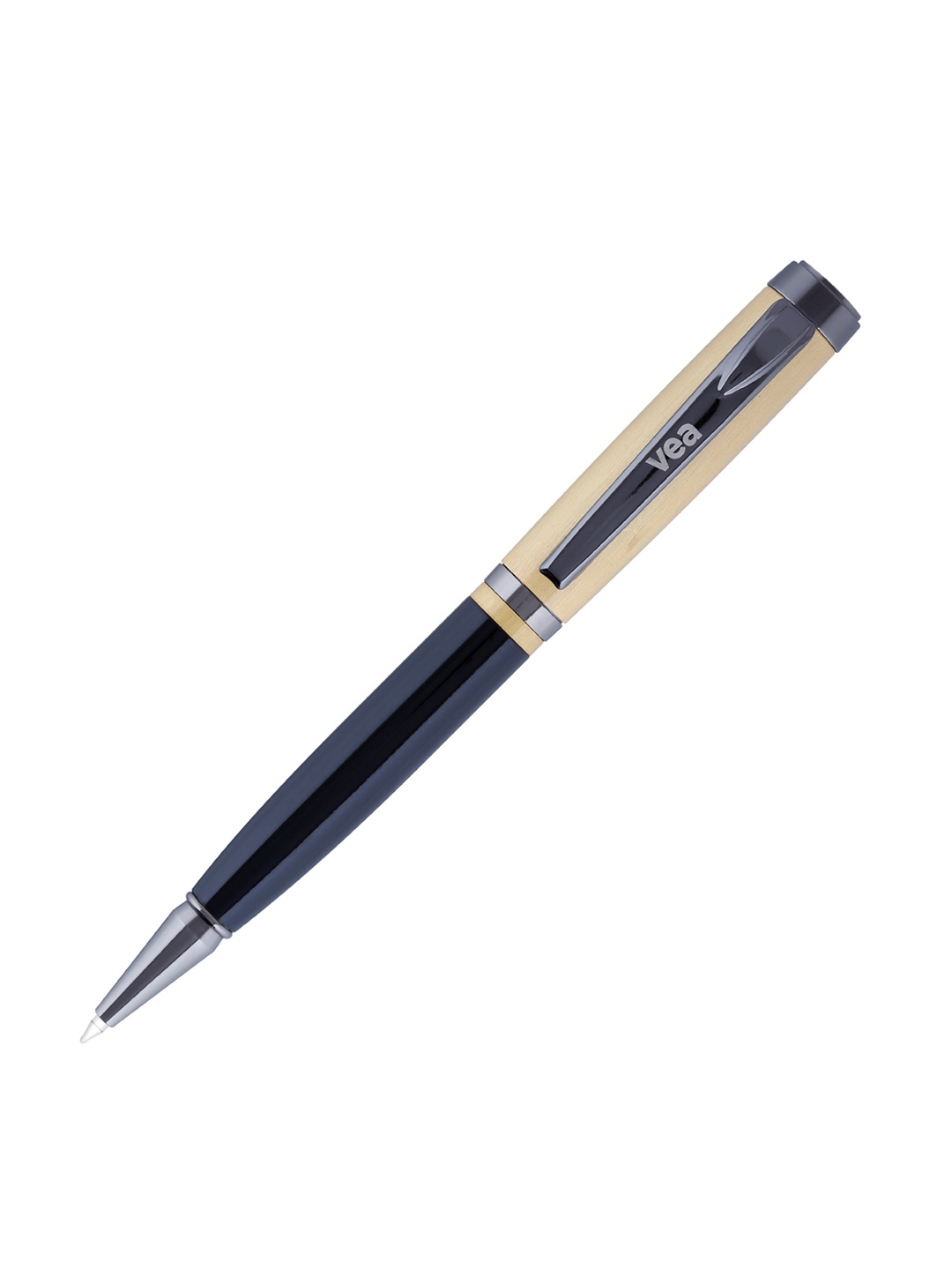 

VEA Saltos Antique Finish Smooth Comfortable Grip Durable Ballpoint Pen with Box, Black