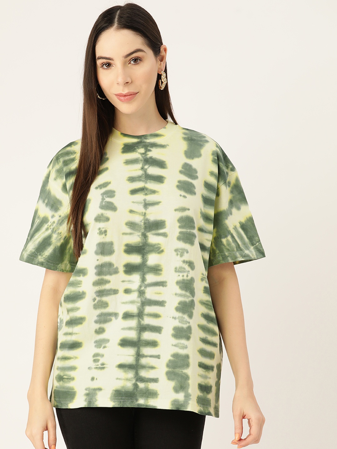 

Maaesa Tie & Dye Relaxed Fit T-shirt, Green
