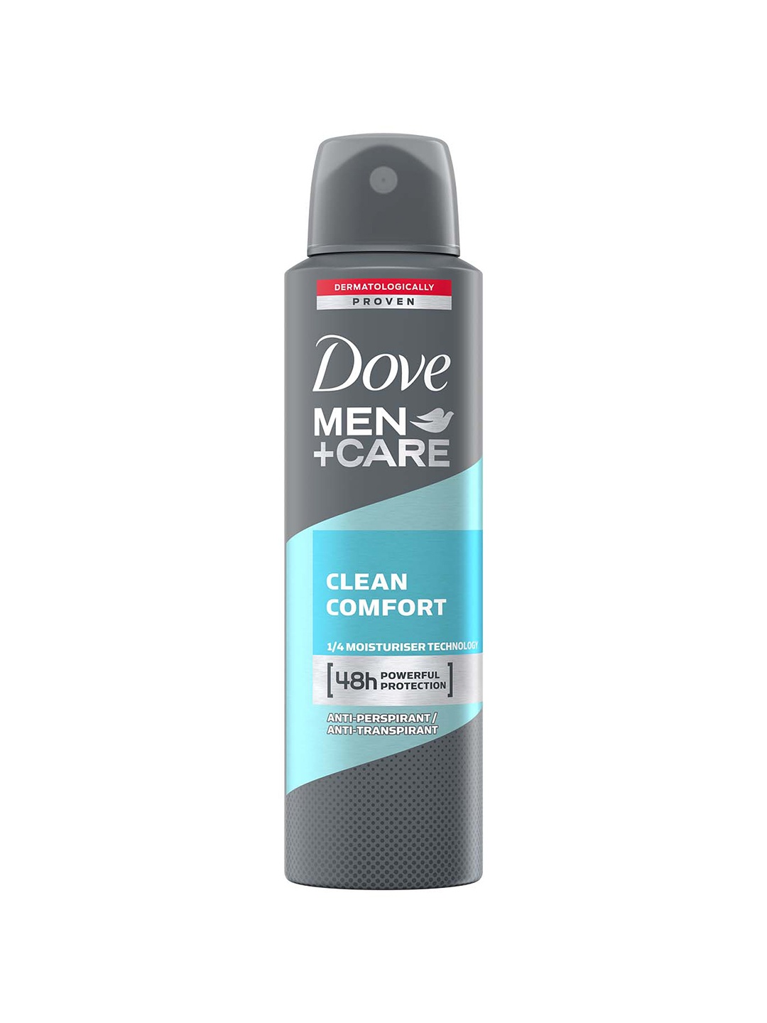 

Dove Men +Care Clean Comfort Dry Spray Antiperspirant Deodorant - 150ml, Grey