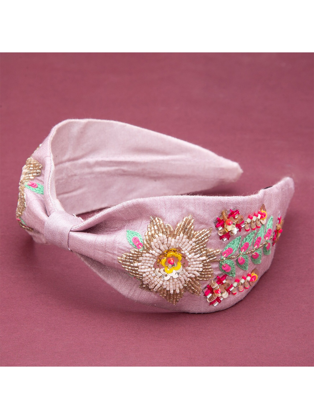 

TANKHI Women Embellished Hairband, Pink