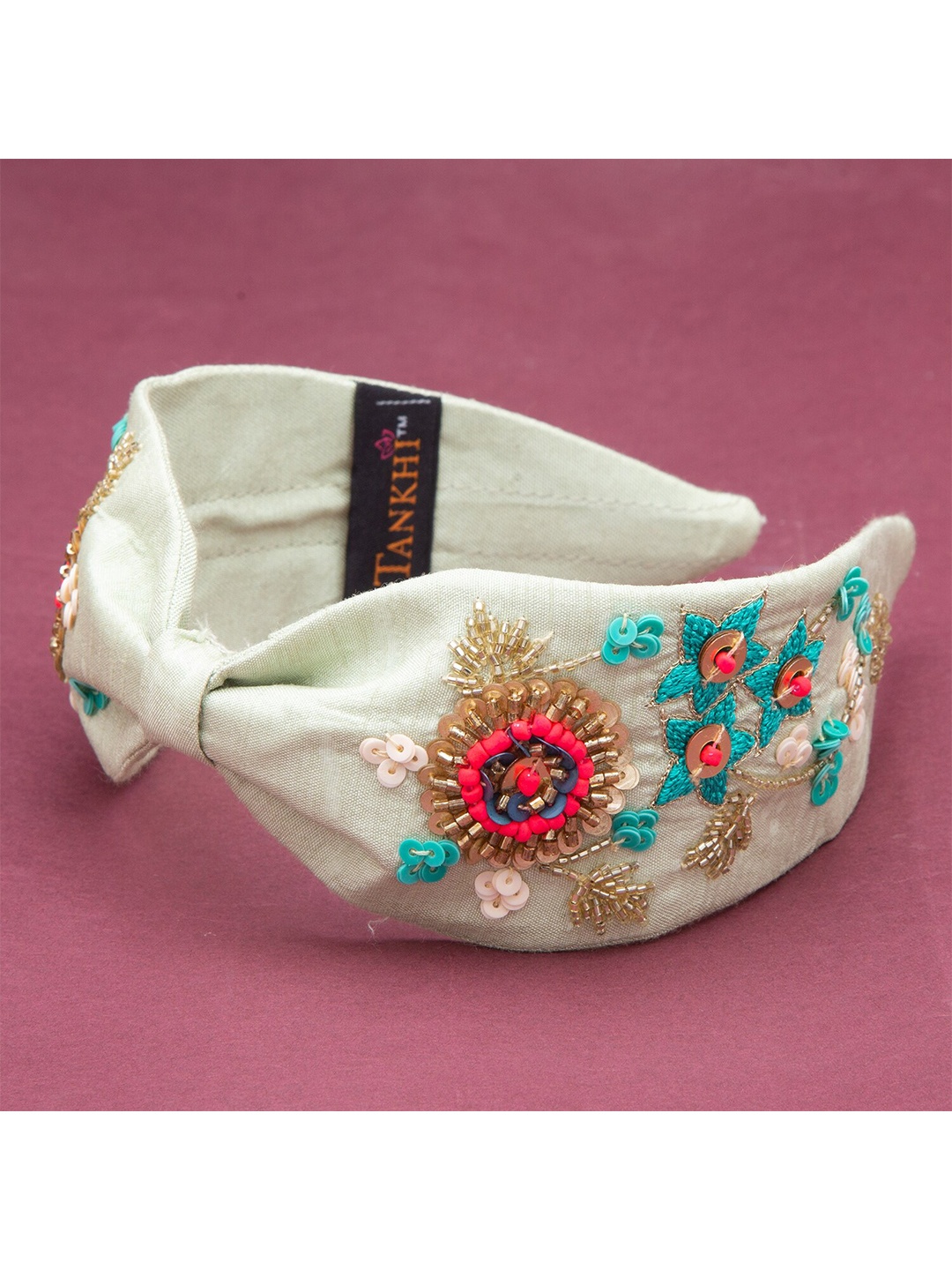 

TANKHI Women Embellished Hairband, Green