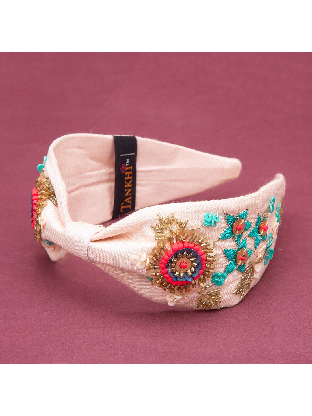 

TANKHI Women Embellished Hairband, Pink