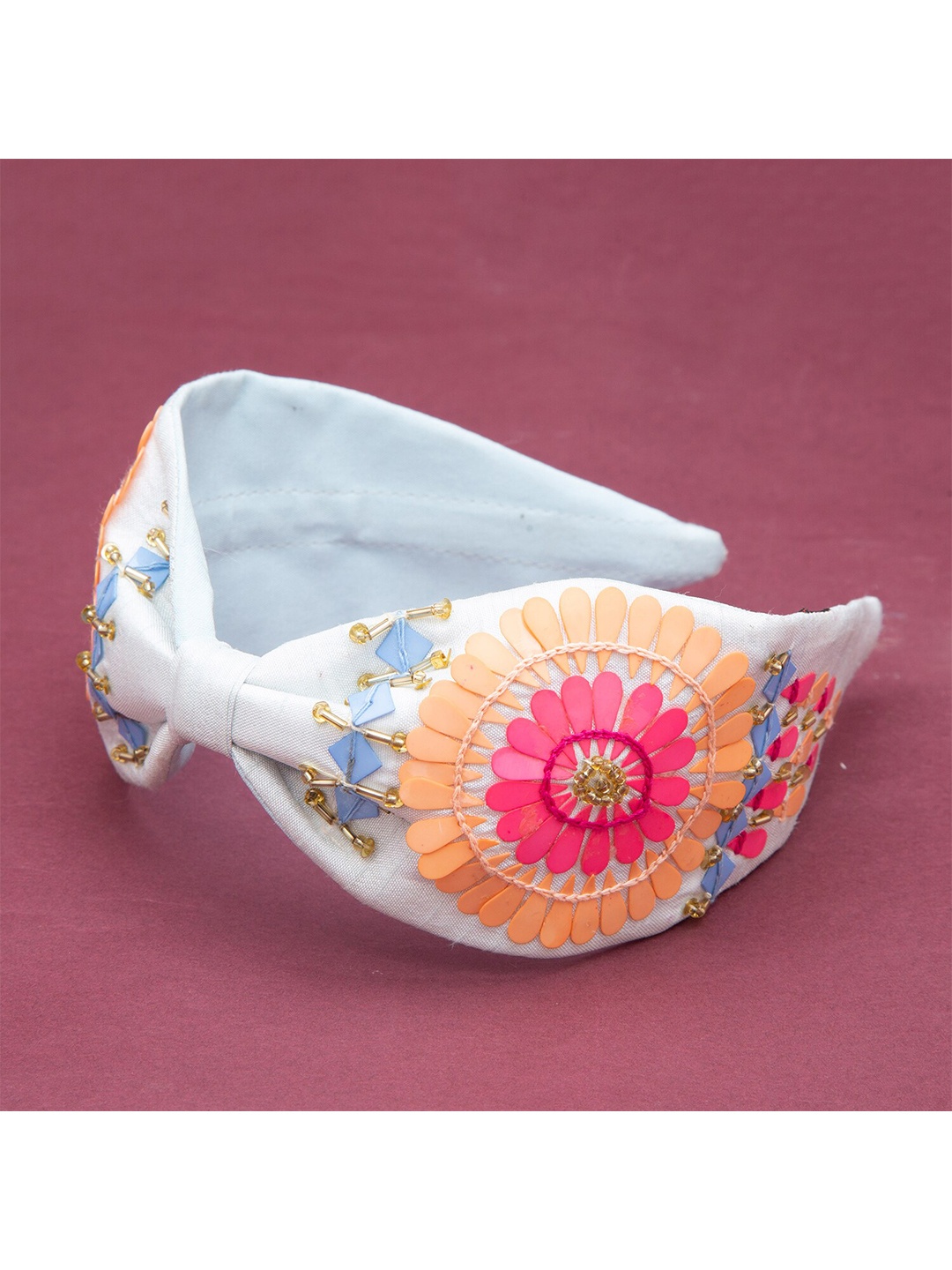 

TANKHI Women Embellished Hairband, Blue